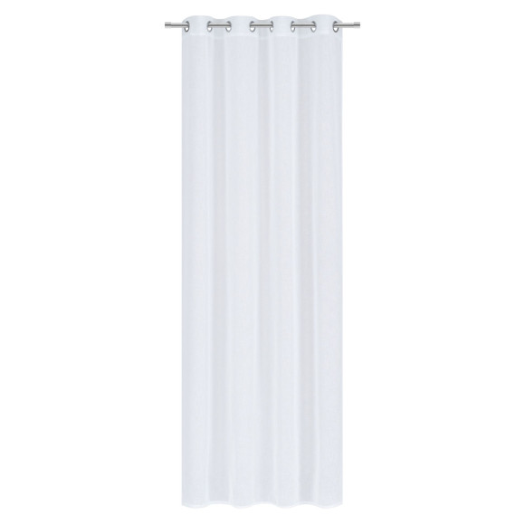 Firana z taśmą PLAIN CHIC 140x270 biały